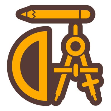 İnşaat. Web simgesi basit illüstrasyon