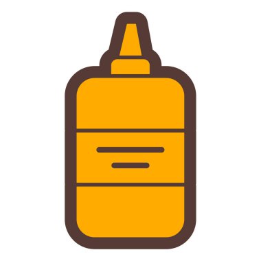 Yapıştırıcı. Web simgesi basit illüstrasyon