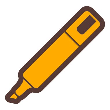 Kalem. Web simgesi basit illüstrasyon