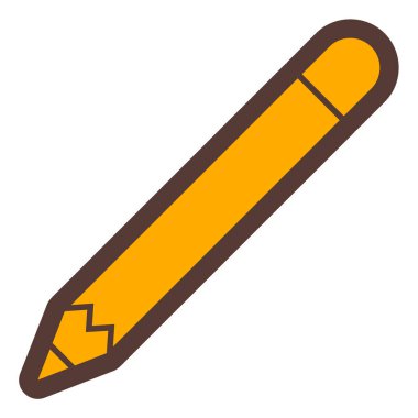 Kalem. Web simgesi basit tasarım