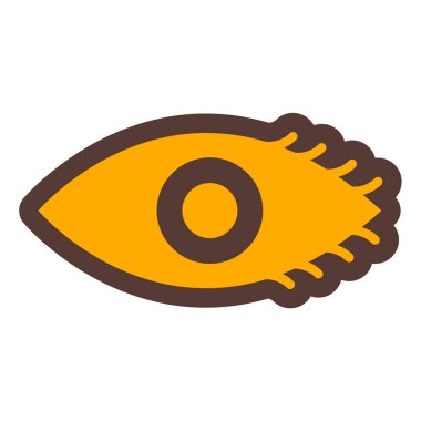 Göz. Web simgesi basit illüstrasyon