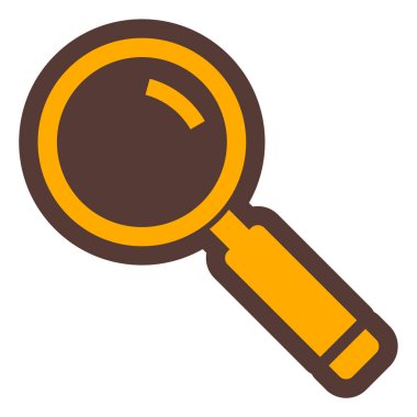 büyütme cam vektör simgesi