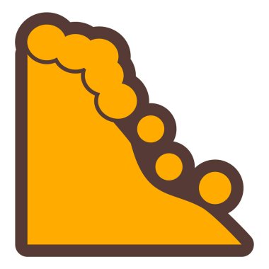 Saç. Web simgesi basit illüstrasyon