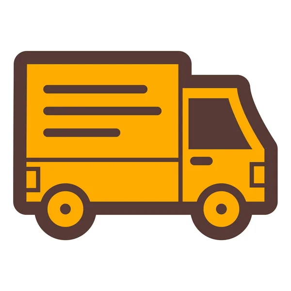 Delivery Van Simple Design — Stock Vector