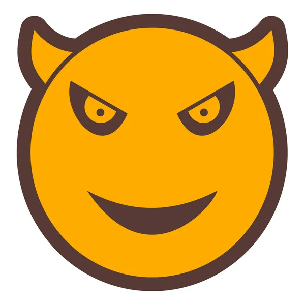 Face Emoticon Emoji Vector Illustration — Archivo Imágenes Vectoriales