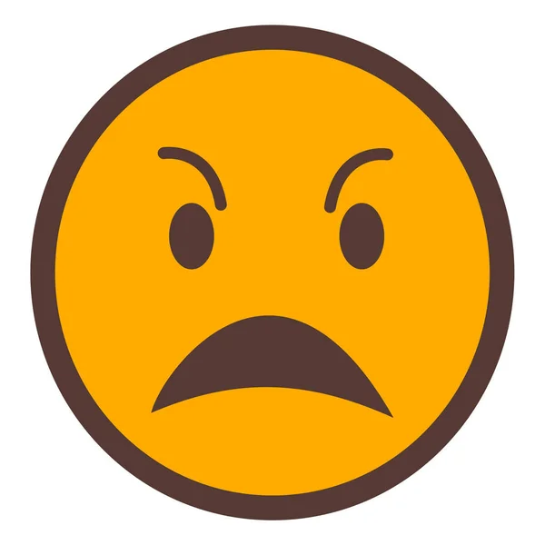 Sad Face Web Icon — Stock Vector