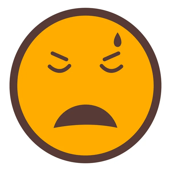 Emoji Ícone Web Ilustração Simples — Vetor de Stock