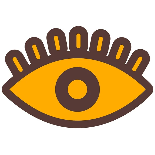 Auge Auge Web Icon Vektor Illustration — Stockvektor