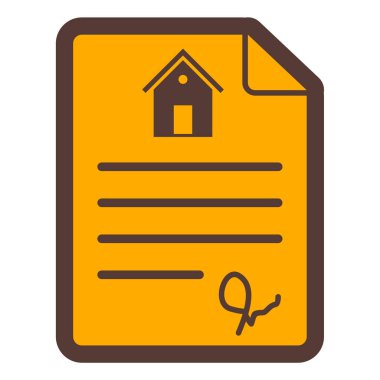 Bir iş simgesinin vektör illüstrasyonu