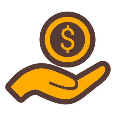 Para için. Web simgesi basit tasarım