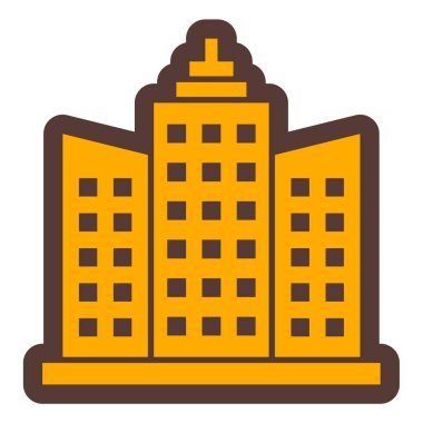 Bina. Web simgesi basit tasarım