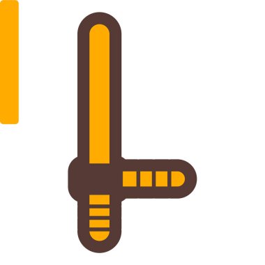 Tek bir b simgesinin vektör illüstrasyonu