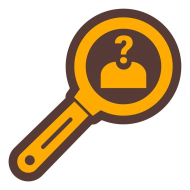 Arama simgesi vektör illüstrasyonu