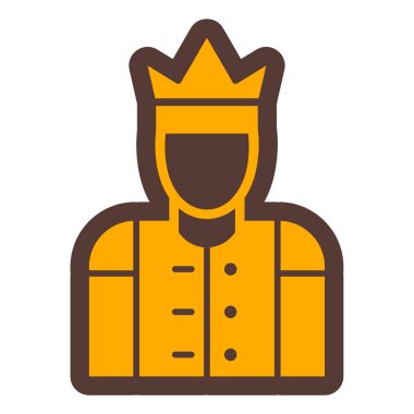 Polis memuru ikon vektör illüstrasyonu