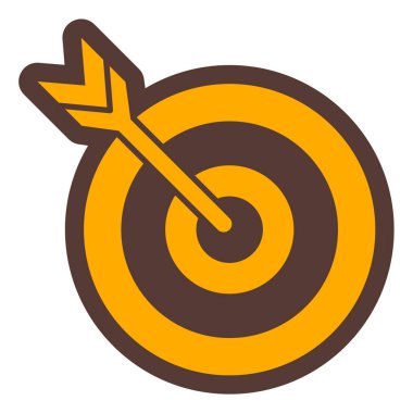 Hedef. Web simgesi basit illüstrasyon