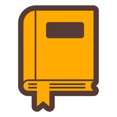 kitap simgesi vektör illüstrasyonu