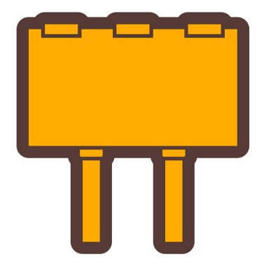 Tahta. Web simgesi basit illüstrasyon