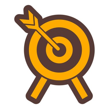 Hedef. Web simgesi basit illüstrasyon