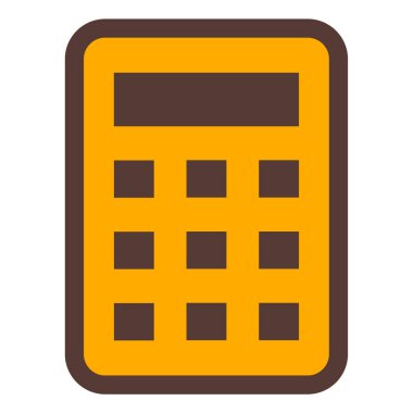 hesap makinesi simgesi vektör illüstrasyonu