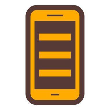 Cep telefonu. Basit resimleme