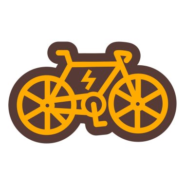 bisiklet ikonu vektör illüstrasyonu