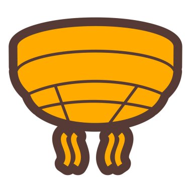 Bir balon simgesinin vektör çizimi