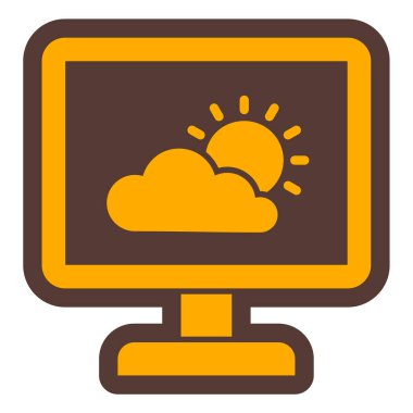 Bulut hesaplama. Web simgesi