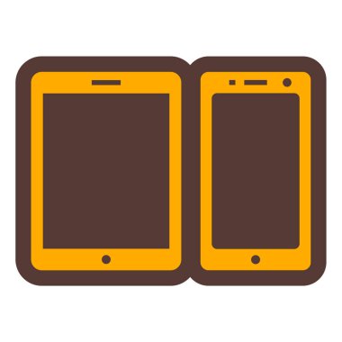 dijital tablet abd cep telefonu. Web simgesi basit tasarım