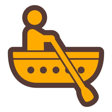 Tekne. Web simgesi basit illüstrasyon