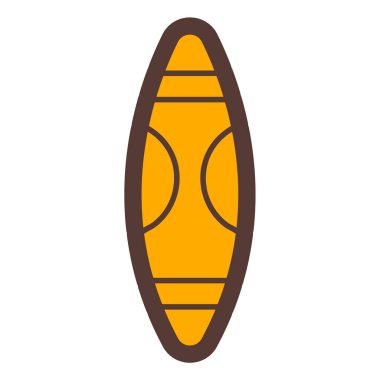 sörf tahtası simgesi vektör illüstrasyonu