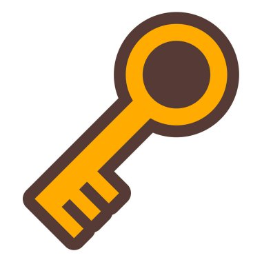 Anahtar. Web simgesi basit illüstrasyon