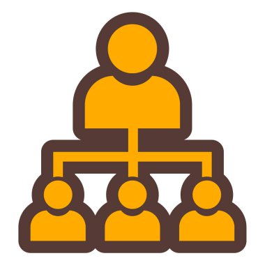 iş insanları simgesi vektör illüstrasyonu