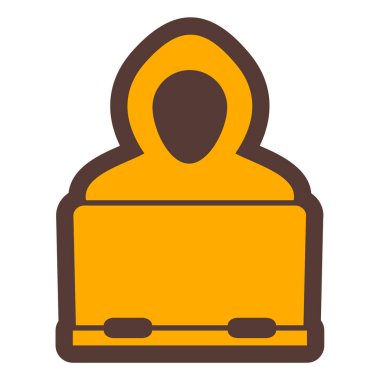 Çantalı bir adamın vektör çizimi