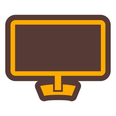 lcd. Web simgesi basit illüstrasyon