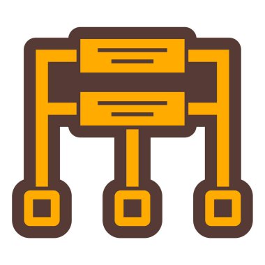 Bina. Web simgesi basit tasarım