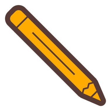 Kalem. Web simgesi basit illüstrasyon