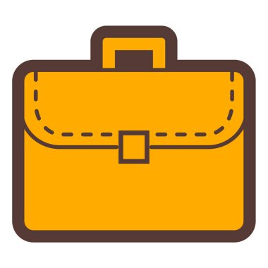 Çanta. Web simgesi basit tasarım