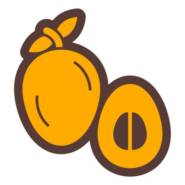 lemon. Web simgesi basit illüstrasyon