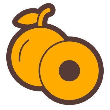 Palamut. Web simgesi basit illüstrasyon