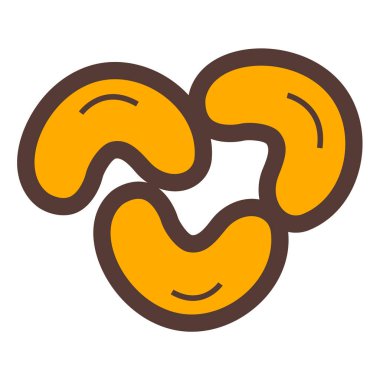 Ekmek. Web simgesi basit illüstrasyon