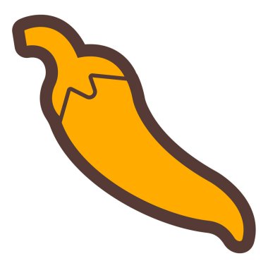 Muz. Web simgesi basit illüstrasyon