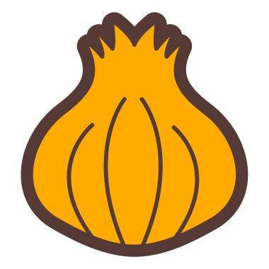 Balkabağım. Web simgesi basit illüstrasyon