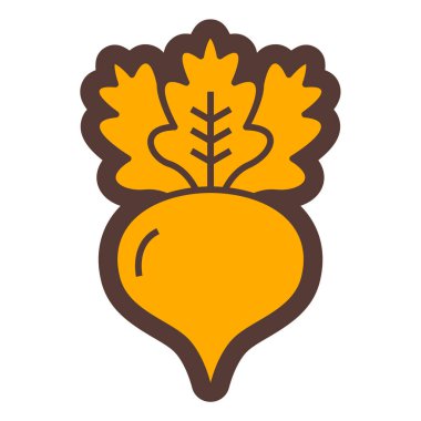 sebze. Web simgesi basit illüstrasyon