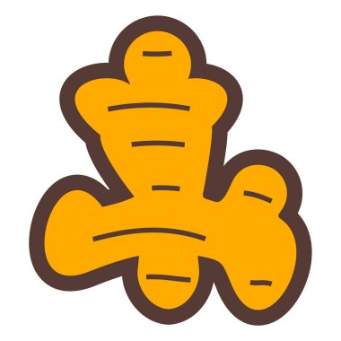 Çizgi film simgesinin vektör çizimi