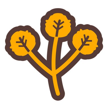 Sonbahar yaprakları. Web simgesi