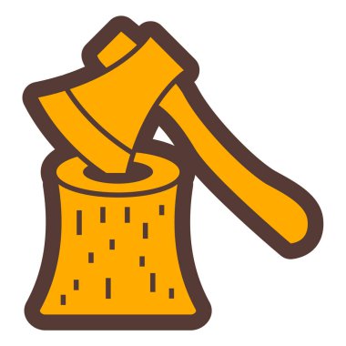 Balta. Web simgesi basit illüstrasyon