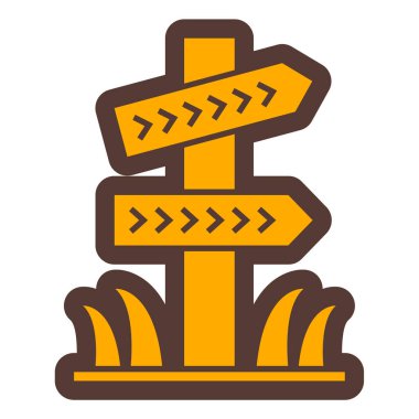 Yol tabelası. Web simgesi