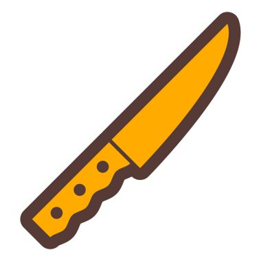 Bıçak. Web simgesi basit illüstrasyon