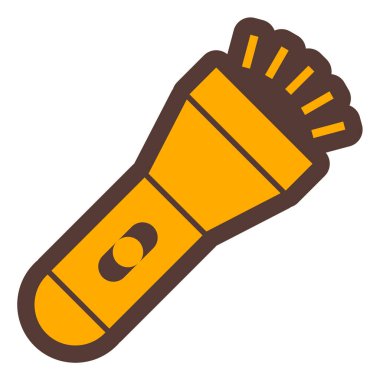 el feneri. Web simgesi basit illüstrasyon