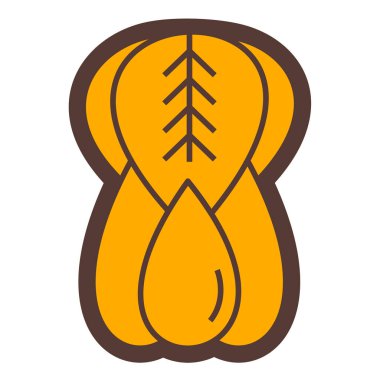 Çiçek. Web simgesi basit illüstrasyon